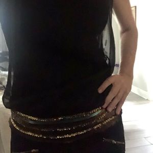 Cashe sleeveless blouse S